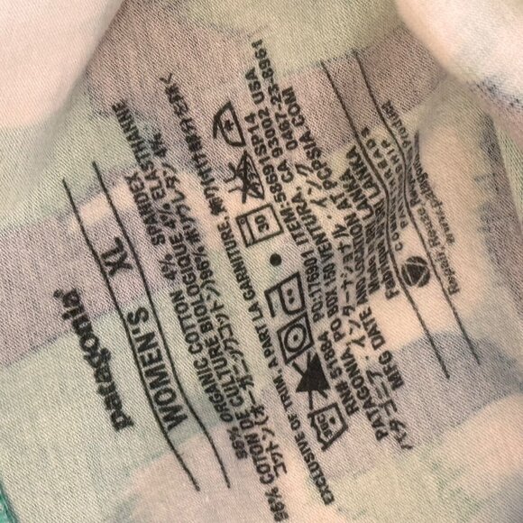 Patagonia Womens Organic Cotton Blend Abstract Print skort Skirt shorts size XL - Picture 3 of 8